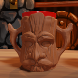 Riddleroot Forest Mugs - Party Cup Holder - 3D print files