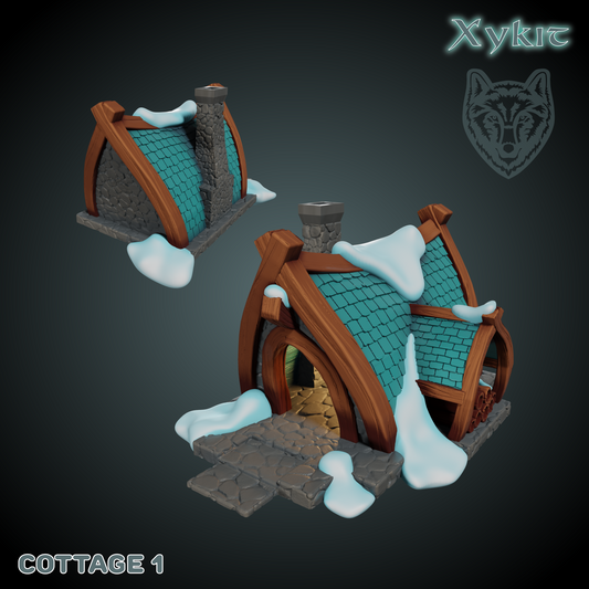 3d printable cottage stl file