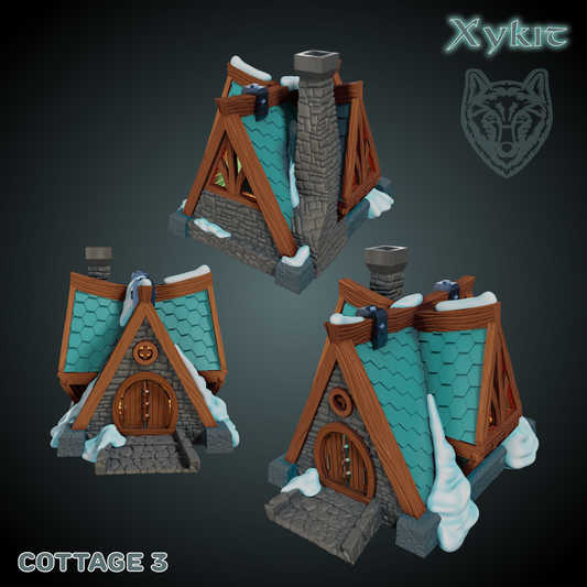 Cottage 3 - Blizzard Bluffs - 3D print files