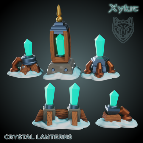 Crystal Lanterns Terrain - 3D print files