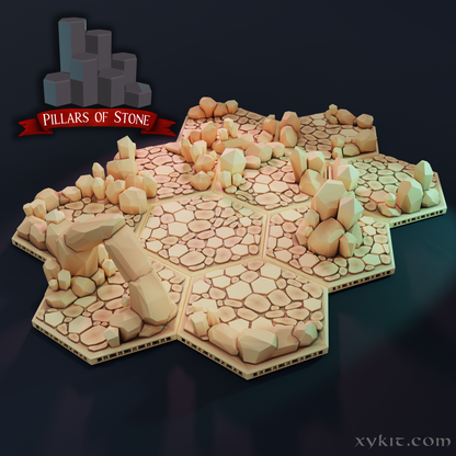 Crystal Path 10 Tile Set - 3D print files