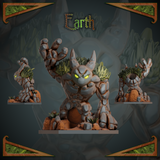Earth Elemental - Dice Tower, Tray, Mini, + bonus Player Tile