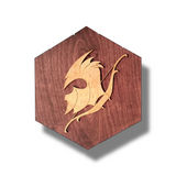 Elven Helmet Wooden Fantasy Wall Art - (vector files) - digital download