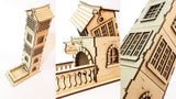 french provincial dice tower pieces