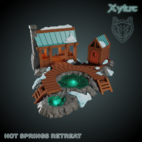 Hot Springs Retreat - Blizzard Bluffs - 3D print files
