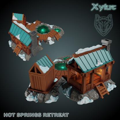 Hot Springs Retreat - Blizzard Bluffs - 3D print files