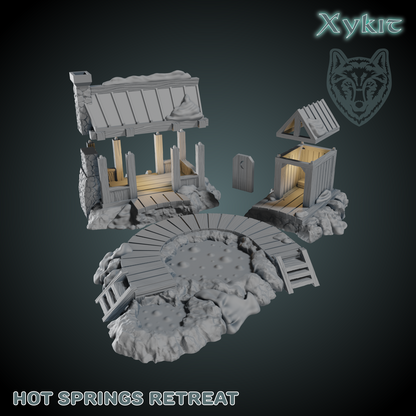 Hot Springs Retreat - Blizzard Bluffs - 3D print files