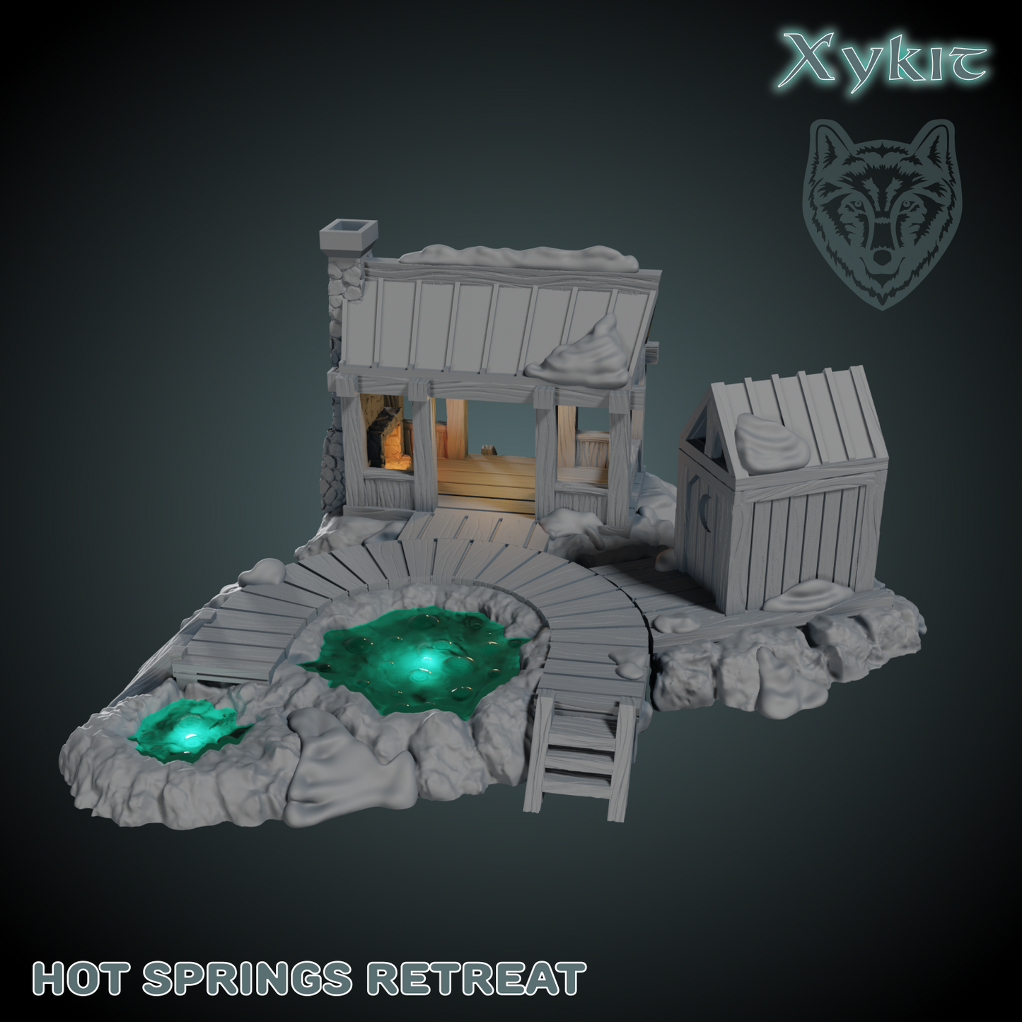 Hot Springs Retreat - Blizzard Bluffs - 3D print files