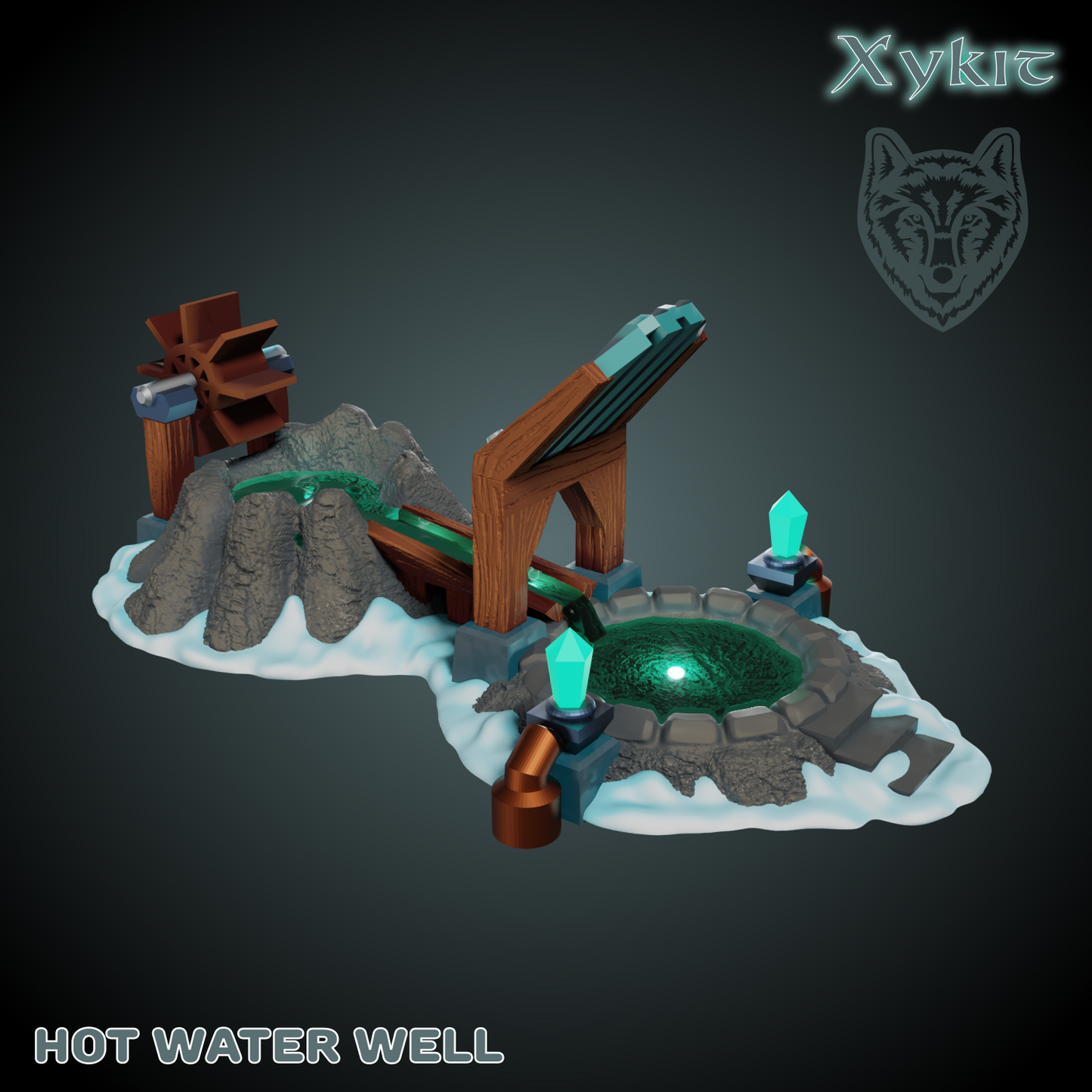 Hot Water Well - Blizzard Bluffs - 3D print files