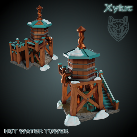 ADD-ON Hot Water Tower - Blizzard Bluffs - 3D print files