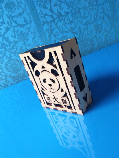 Panda Deck Box - Sleeved and Un-sleeved - Vector Files (Digital Download)