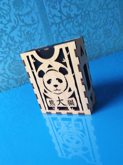Panda Deck Box - Sleeved and Un-sleeved - Vector Files (Digital Download)