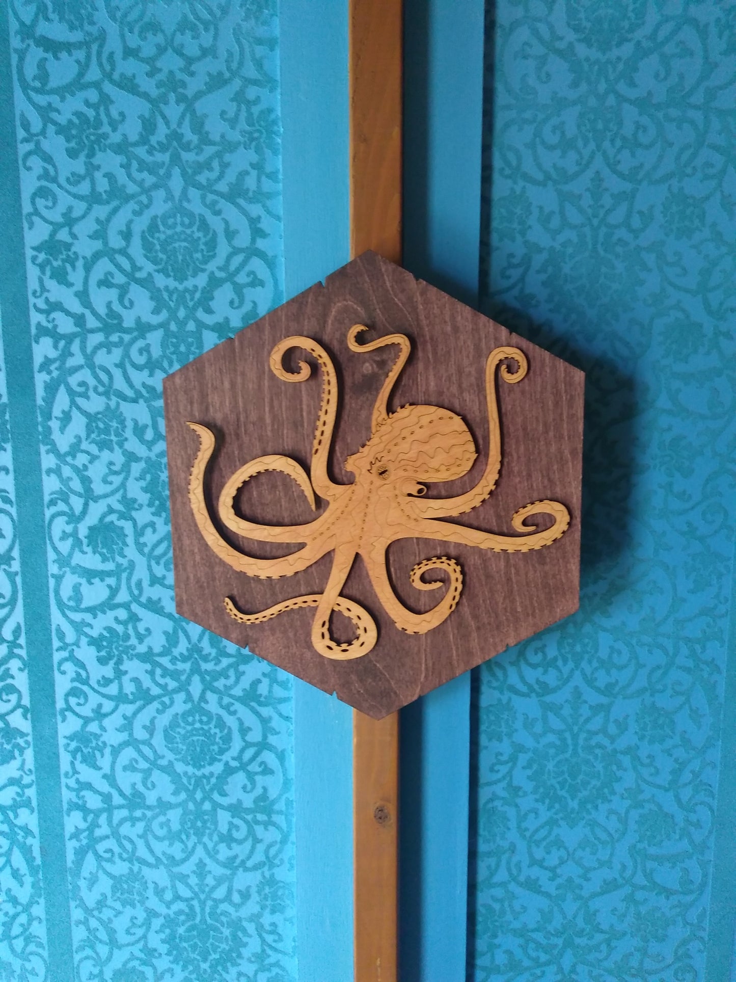 Octopus Fantasy Wall Art - Kraken - (vector files) digital download