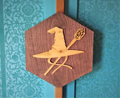 Wizard's Hat Fantasy Wall Art - (vector files) digital download