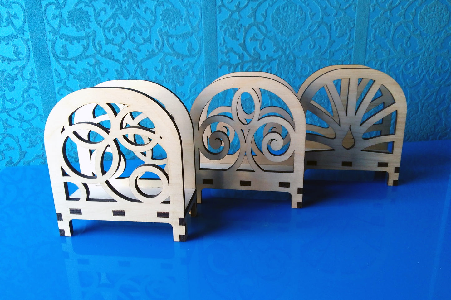 Laser Cut - Napkin Holders - 3 Designs Included (Digital Download)