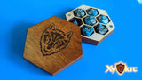 Hexagon Dice Box - with hand-drawn engravings - Vector Files (Digital Download)