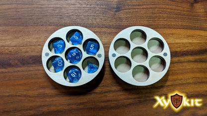 Circle Dice Box with hand-drawn engravings - Vector Files (Digital Download)