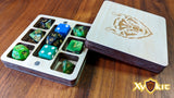 Square Dice Box with hand-drawn engravings - Vector Files (Digital Download)