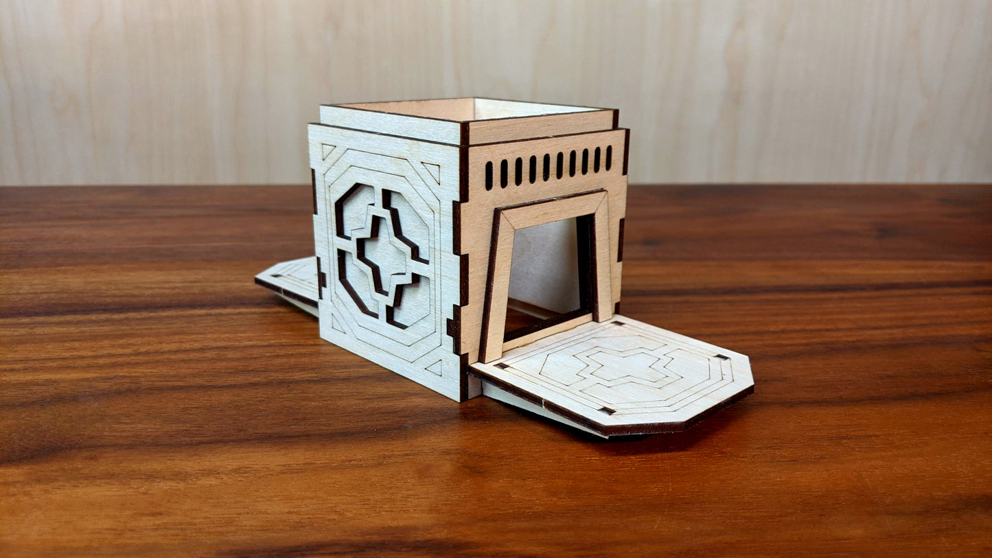 Space Dice Tower -(Laser Files Download)