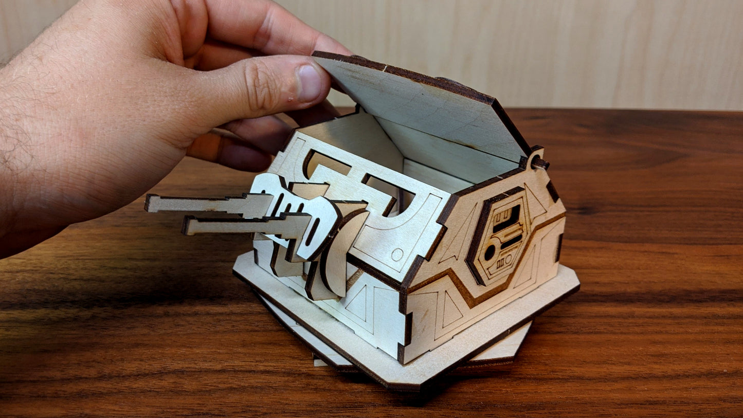 Space Dice Tower -(Laser Files Download)