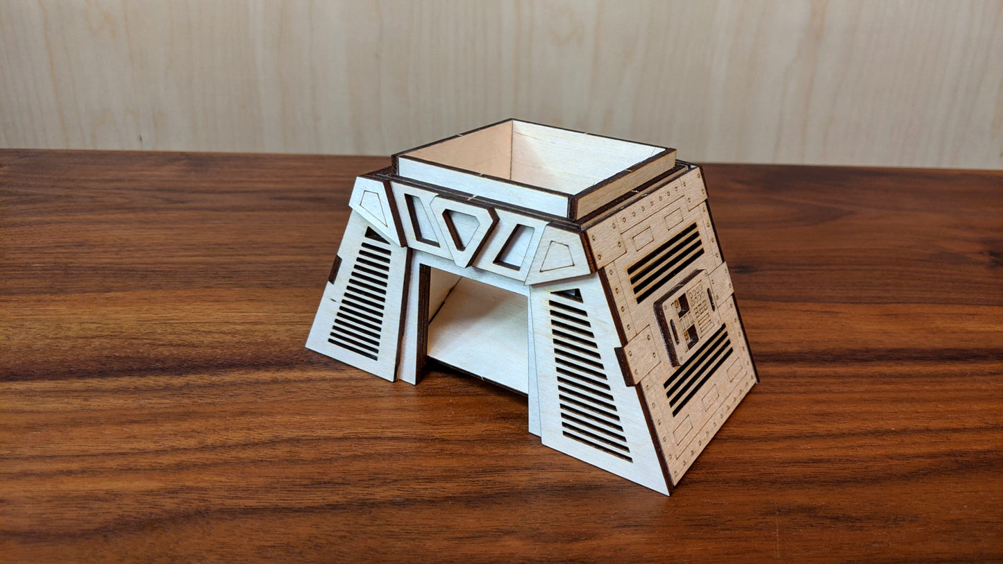 Space Dice Tower -(Laser Files Download)