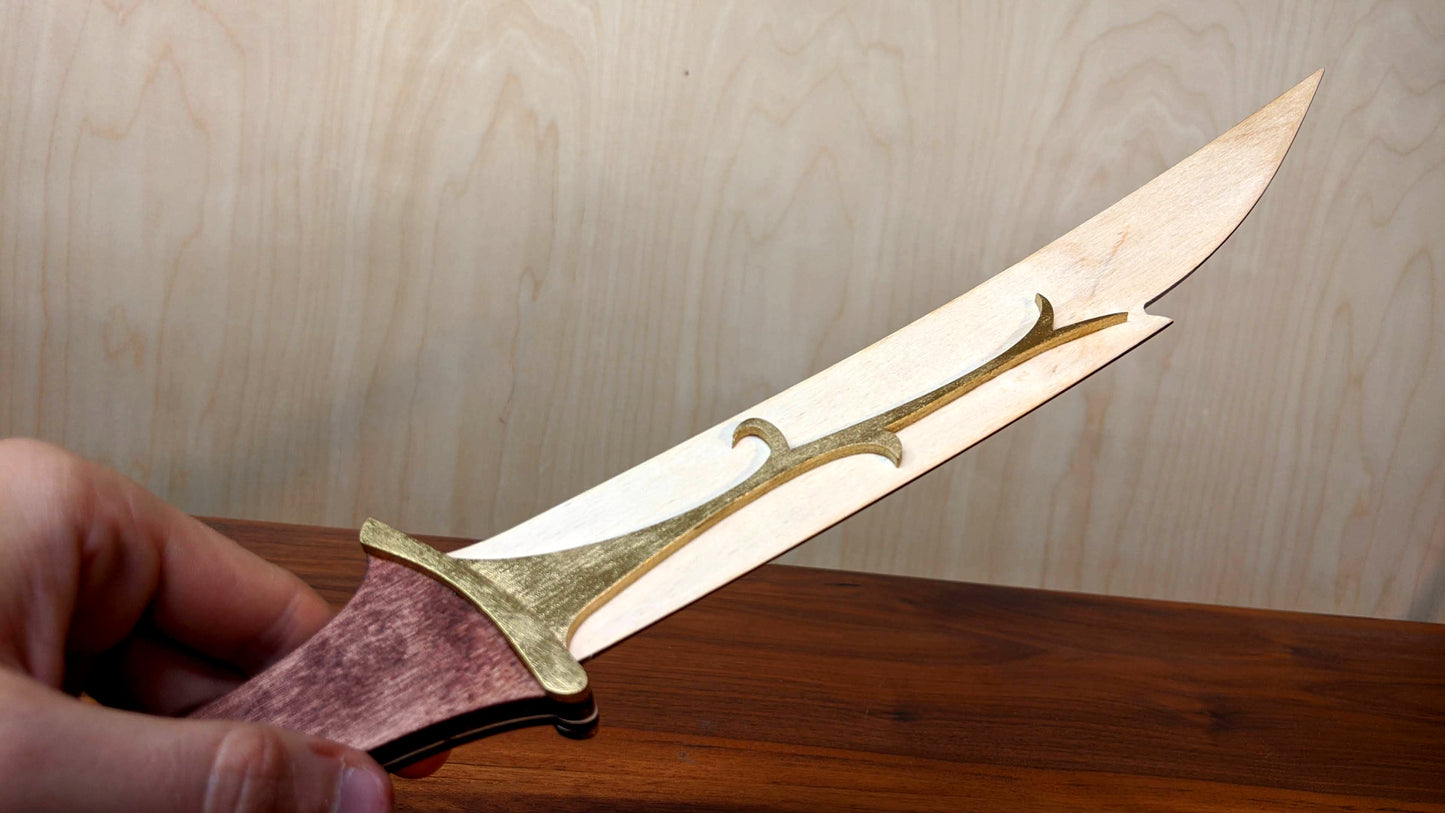 Elvish Dagger - Cosplay - Wooden Sword  (digital download)