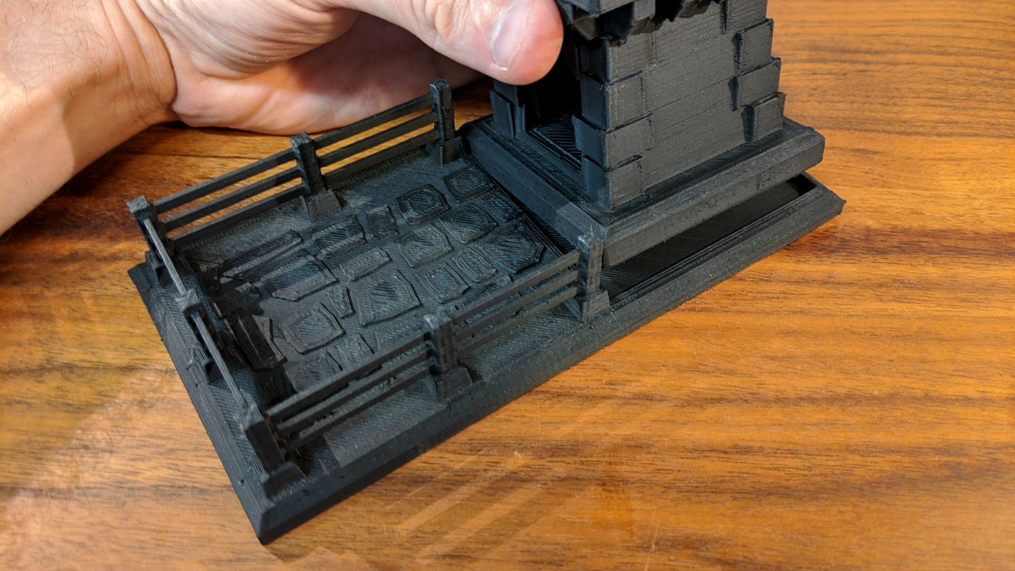 3D Fantasy Tavern Dice Tower - (.stl file)