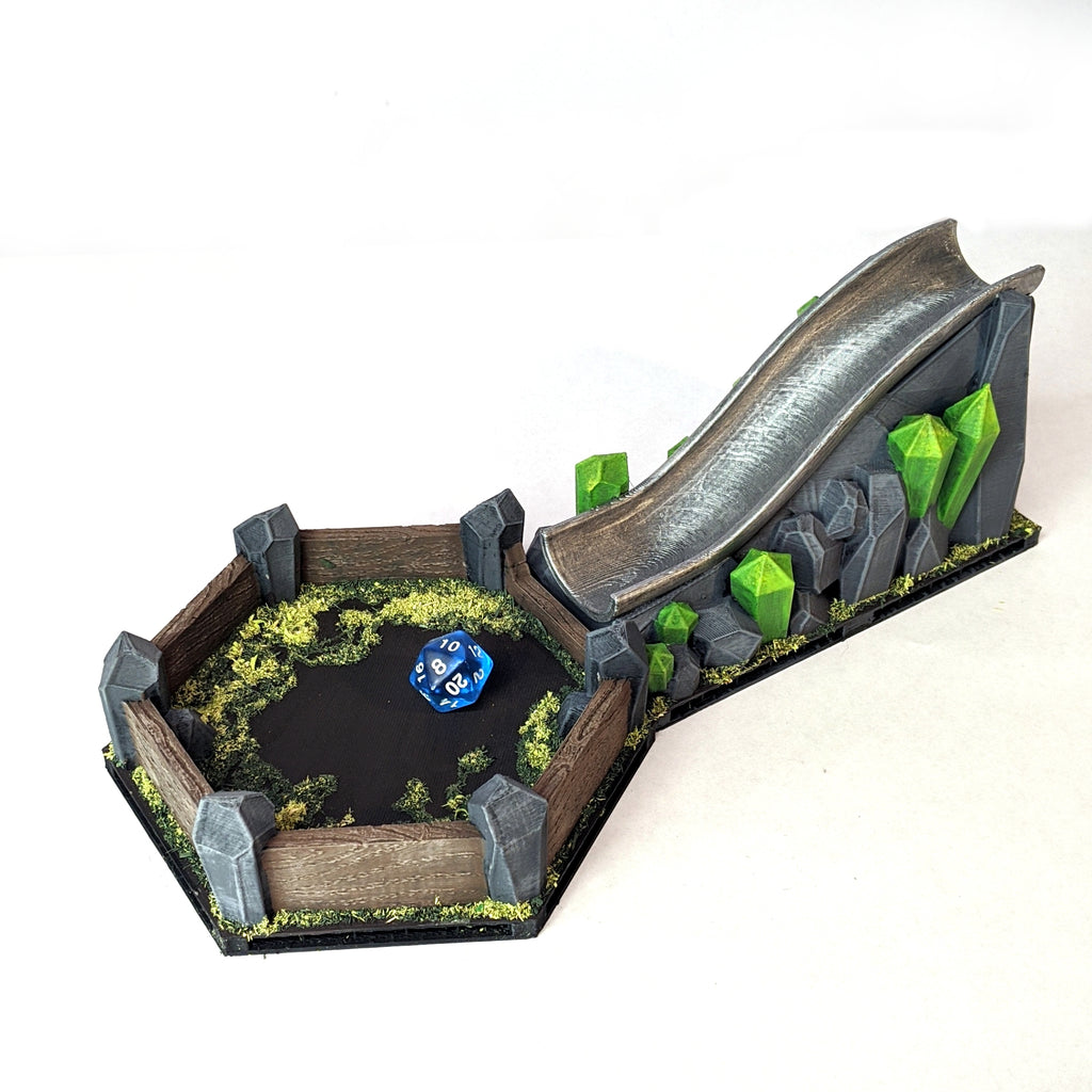 Crystal Rock Dice Slide and Tray - 3D print files – Xykit