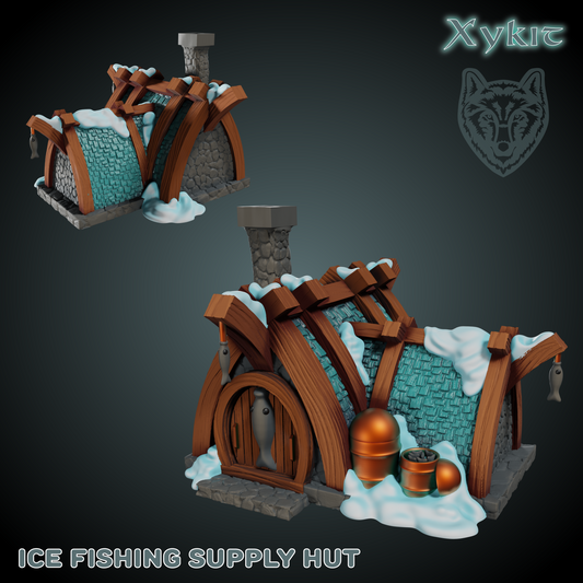 Ice Fishing Supply Hut - Blizzard Bluffs - 3D print files