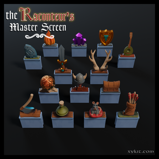 DM Screen Initiative Trackers - 3D print files