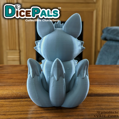 Kitsune Dice Pal - series 1 - 3D print files