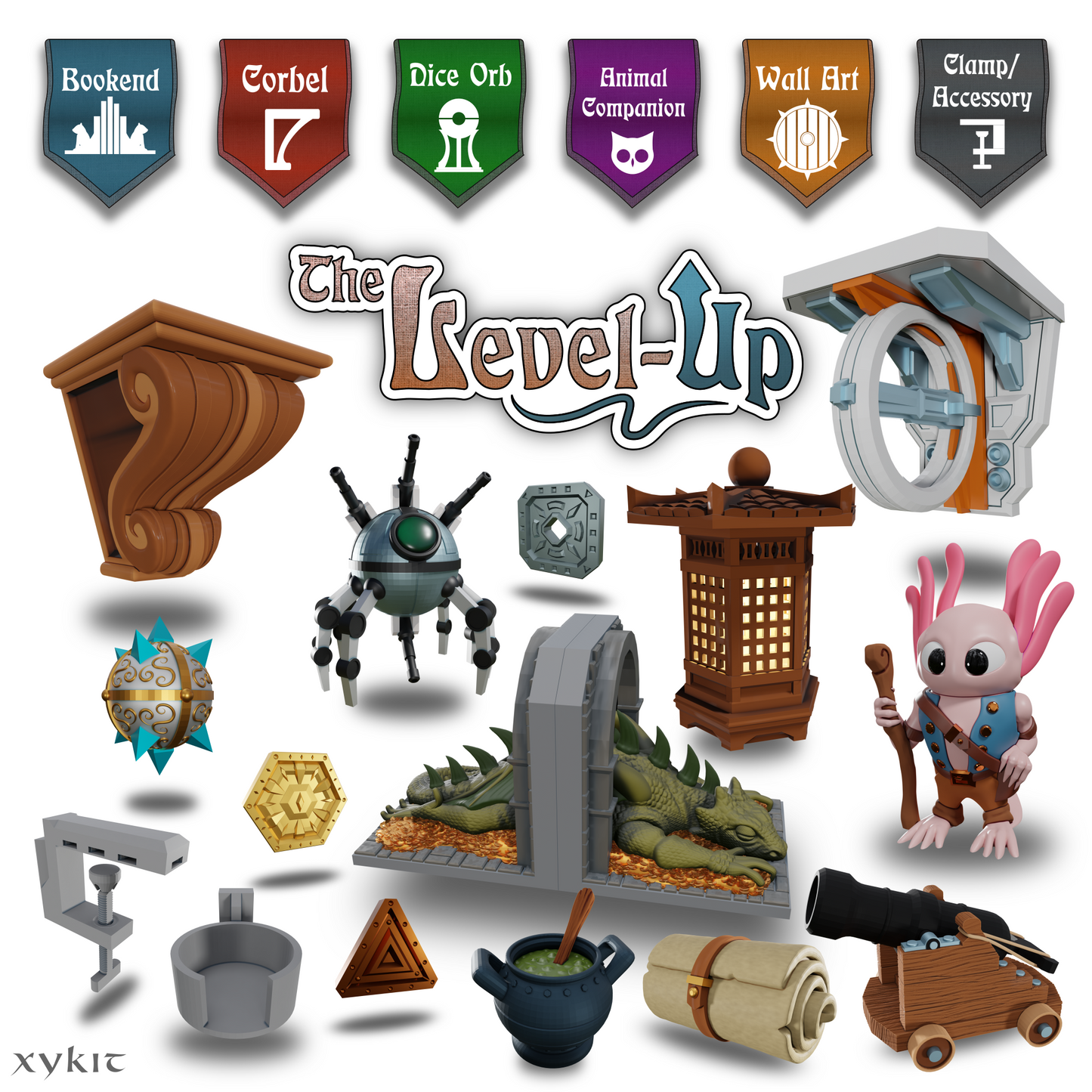 The Level-Up - Bundle - 3D print files