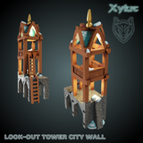 Look-Out Tower City Wall - Blizzard Bluffs