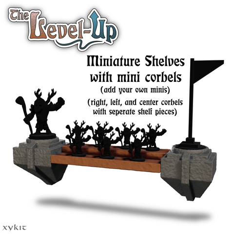 Mini Shelves and Corbels - 3D print files