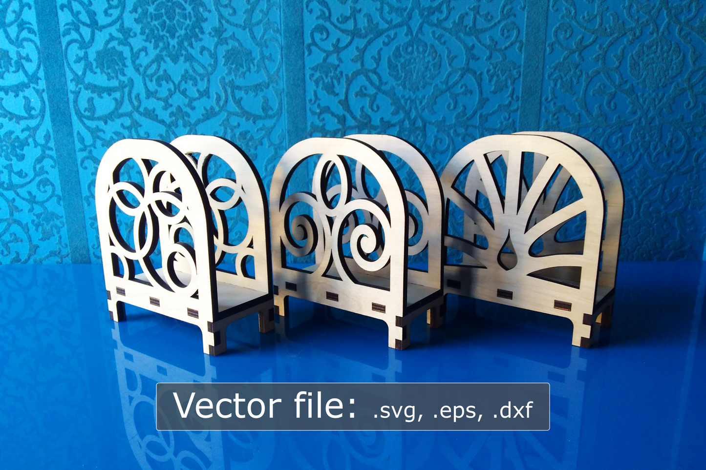 Laser Cut - Napkin Holders - 3 Designs Included (Digital Download)