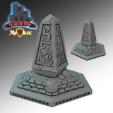 Sample Obelisk Tile - Pillars of Stone - 3D print files