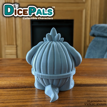 Onion Monster Dice Pal - Series 1 - 3D print files