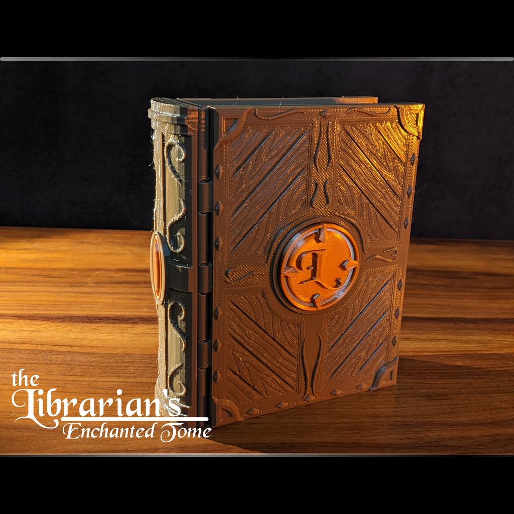 The Librarian's Enchanted Tome - 3D printable tabletop storage books ...