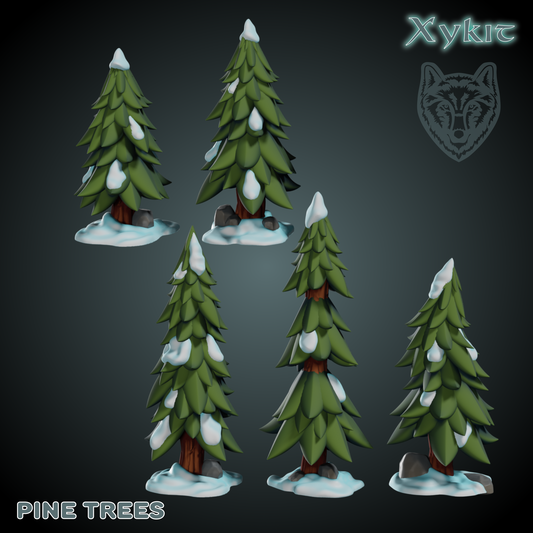 Pine Trees Scatter Terrain - 3D print files
