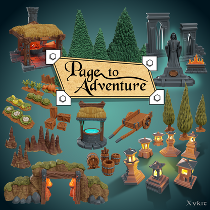 Page to Adventure -Bundle - 3D print files