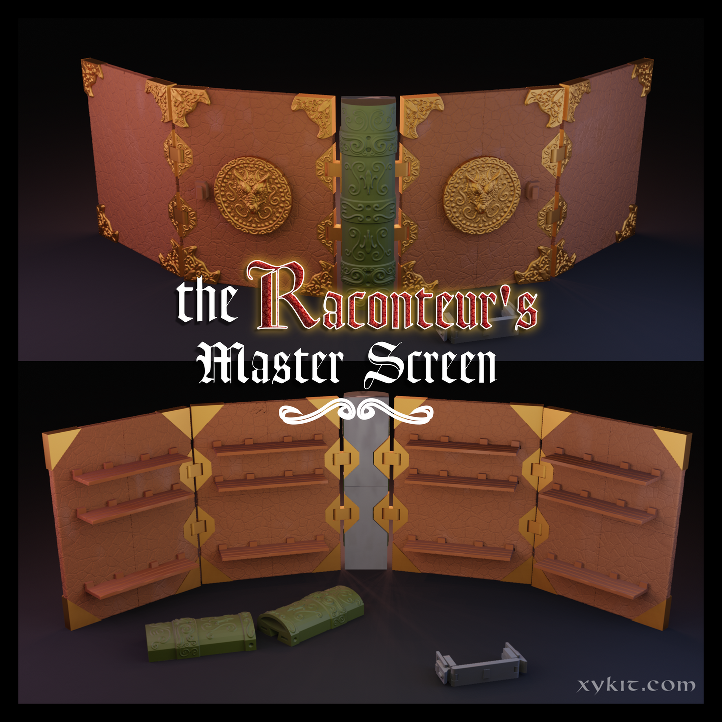 UPDATED FILE - The Raconteur's Master Screen - 3D print files