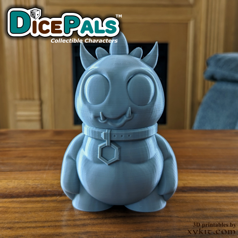 Rufus Pet Monster Dice Pal - series 1 - 3D print files