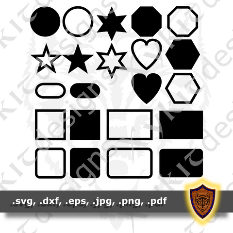 FREE Crafting Shapes - Silhouette - Engraving- T-shirt SVG design (Digital Download)