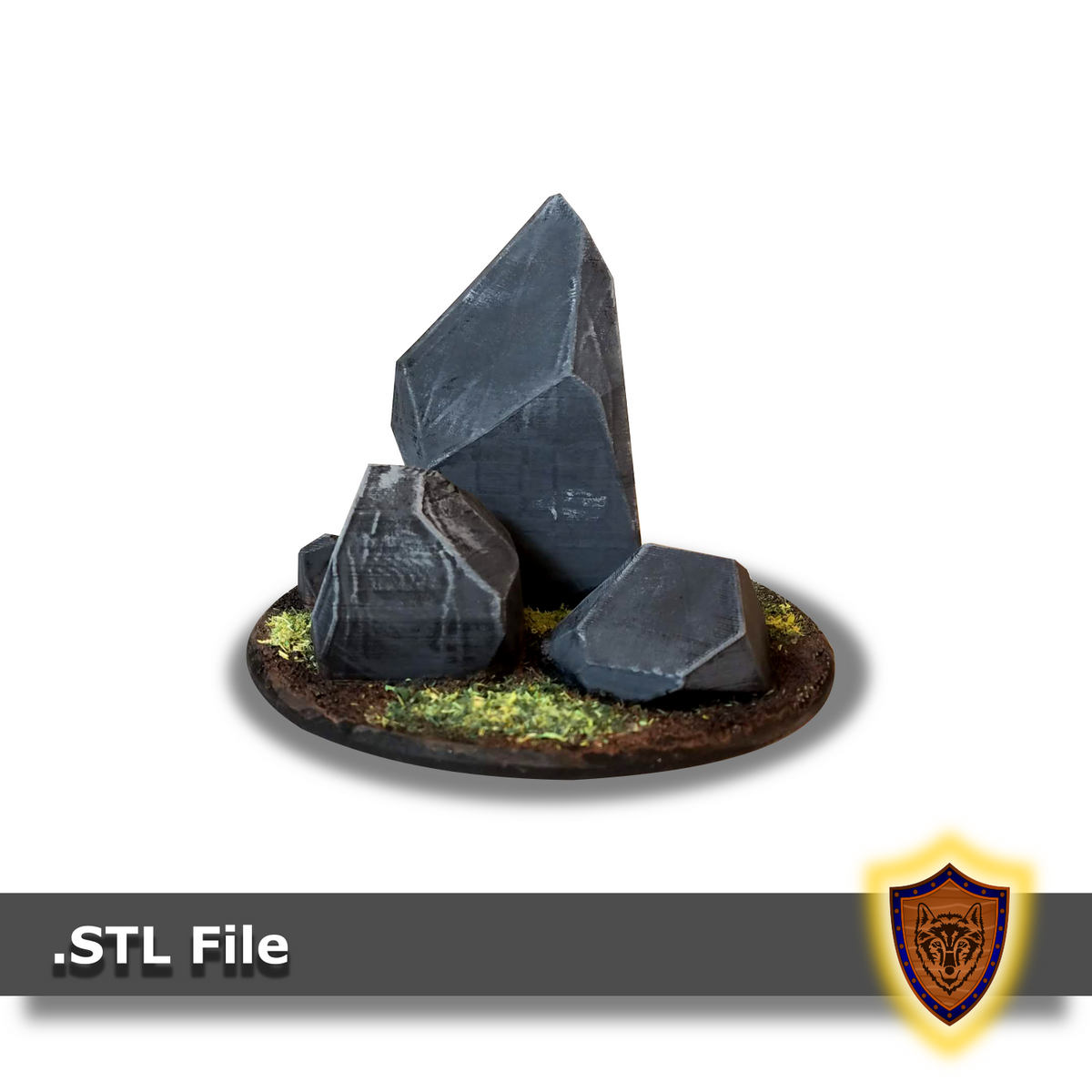 FREE - 3d Printed Rocks - Scatter Terrain (.stl file) – Xykit