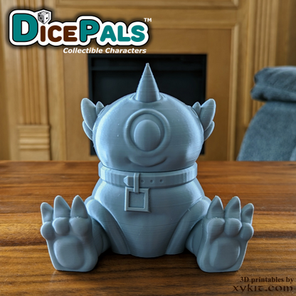 Snowball Monster Dice Pal - Series 1 - 3D print files