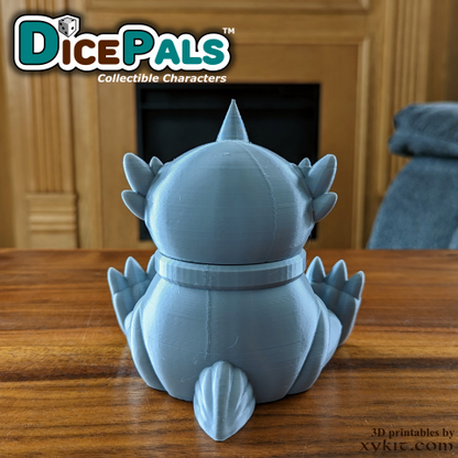 Snowball Monster Dice Pal - Series 1 - 3D print files