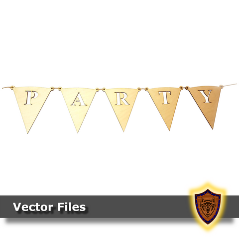 Spelling Party Flags - Alphabet Party Banner - (Digital Download)