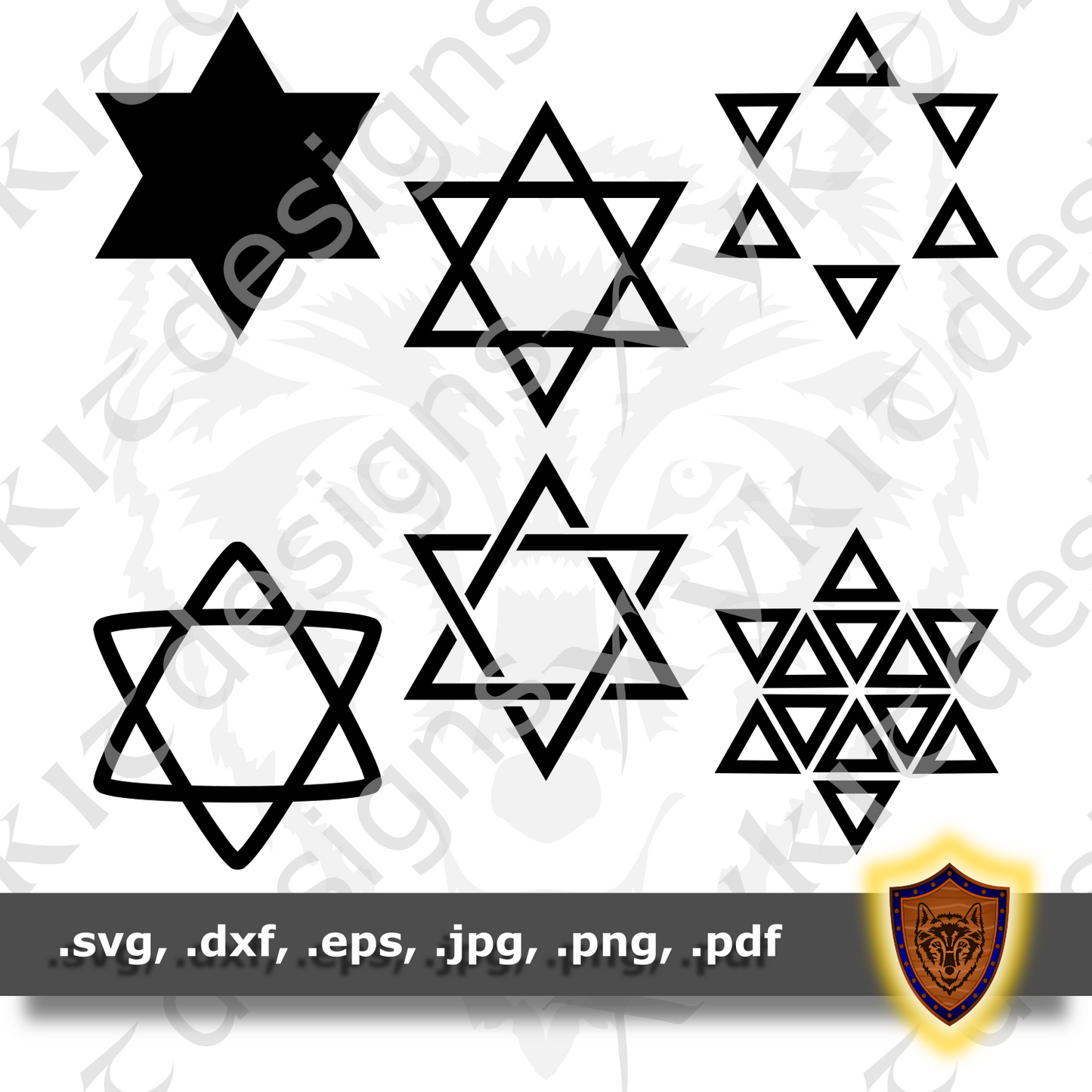 Star of David SVG - Christmas Star - Craft Files (Digital Download)