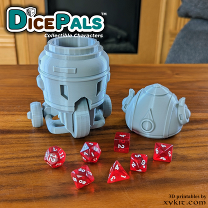 TR1-K3 Robot Dice Pal - Series 1 - 3D print files