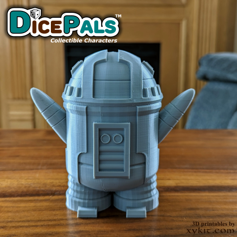 TR4-FF-1C Robot Dice Pals - Series 1 - 3D print files